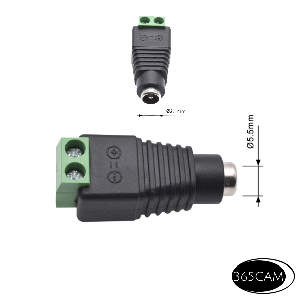 Elbac 12v dc connector
