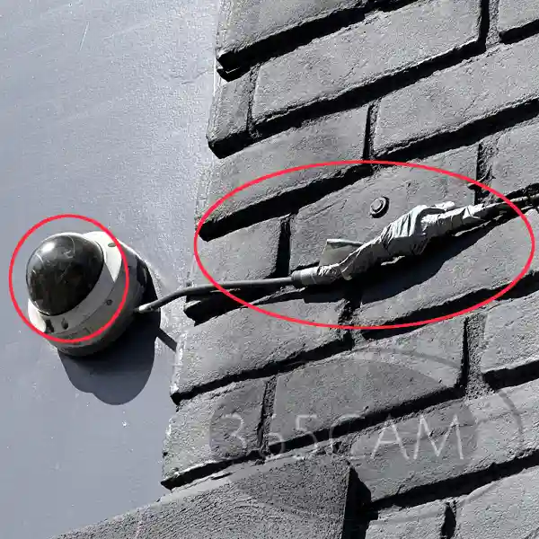cctv camera connector probleem