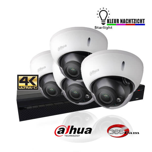Dahua 4K bewakingscamera set