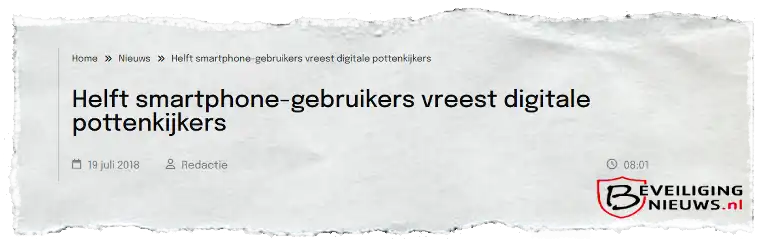 Artikel beveiligingsnieuws