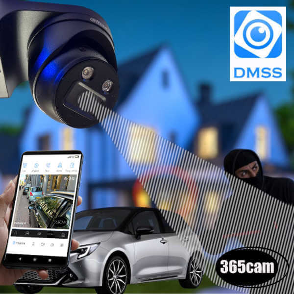 Dahua IP camera met dag en nachtzicht en app. Inclusief support