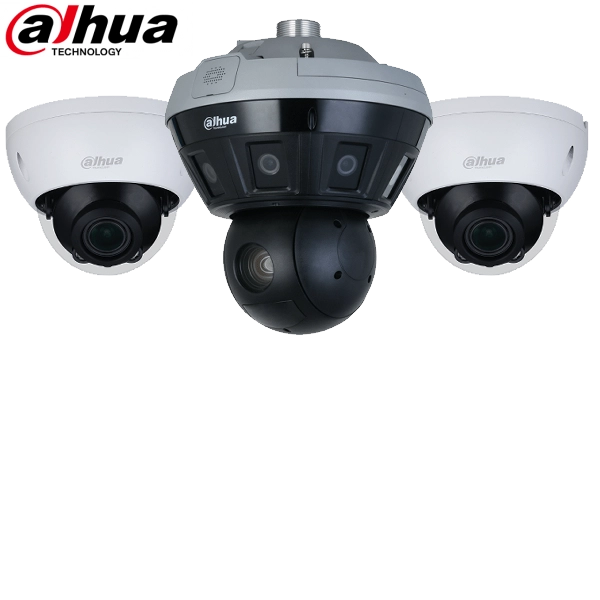 2 Stuks Videobewaking Stickers Rond Geborsteld Aluminium - 10 Cm Diameter Camera Waarschuwing